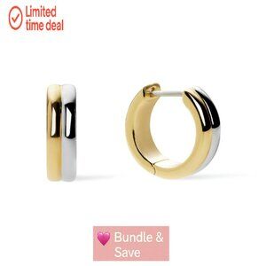 Small Huggie Hoop Earrings 14K Gold Plated Hypoallergenic Tarnish-Free